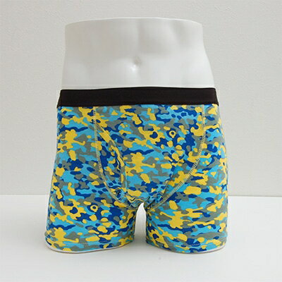 俺のボクサーパンツ 迷彩・ブルー(LLサイズ) 1枚 軽失禁用 失禁パンツ・尿漏れパンツ【1107636】