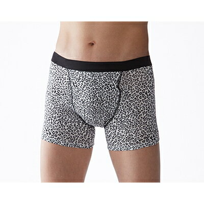 俺のボクサーパンツ ヒョウ・ブラック(Lサイズ) 1枚 軽失禁用 失禁パンツ【1107875】
