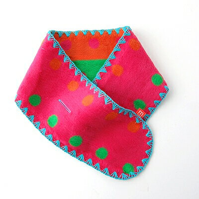 【ふるさと納税】minimynimo　子供マフラー　(ベビマフ・マゼンタ)【1136385】 サムネイル2