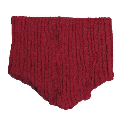 遠赤ネックカバー(縞柄・エンジ)【1262118】