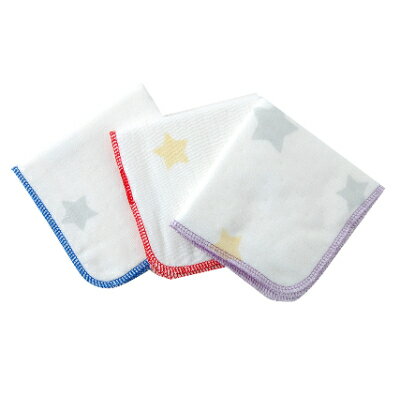 ガーゼハンカチ 色おまかせ 3枚セット【1263986】