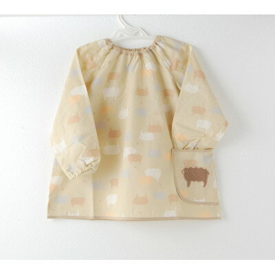 キッズ スモック　ヒツジ　120cm　【1279825】