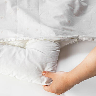 【ふるさと納税】《日本製》洗える ベビー布団セット パールスター 6点セット　(ベージュ)【1375884】 サムネイル2