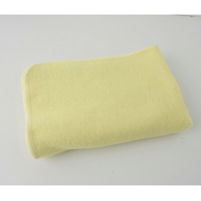 ベビー毛布(アクリル)80×100cm　イエロー【1382076】