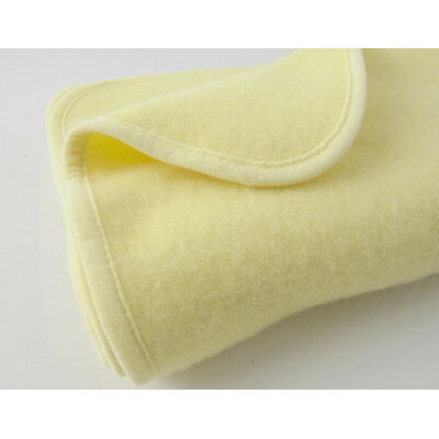 【ふるさと納税】ベビー毛布(アクリル)80×100cm　イエロー【1382076】 サムネイル2