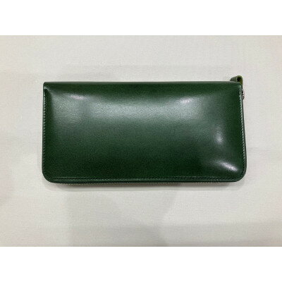 本ヌメ皮ラウンド財布　モスグリーン【1572073】