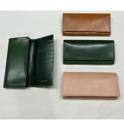 【ふるさと納税】日本製本ヌメ皮札入れブラウン【1572129】 サムネイル2