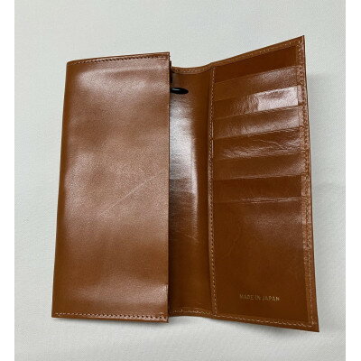 【ふるさと納税】日本製本ヌメ皮札入れブラウン【1572129】 サムネイル3