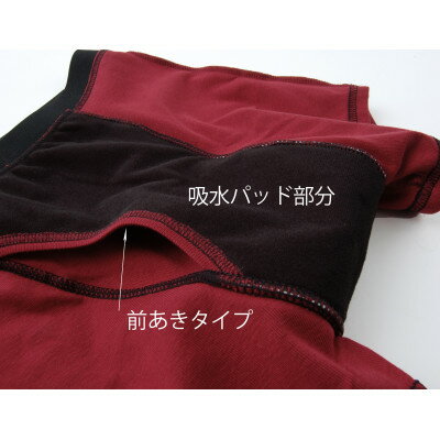 【ふるさと納税】吸水付き ボクサーパンツ 10cc Mサイズ (赤パンツ) 尿漏れパンツ 男性用 (メンズ)【1602608】 サムネイル3
