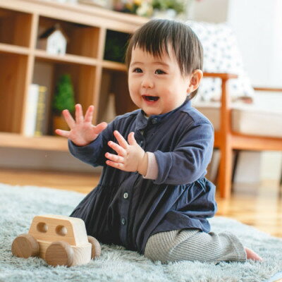 【ふるさと納税】ひのきのおもちゃIKONIH(アイコニー)の知育玩具　オルゴールカー【1446722】 サムネイル3