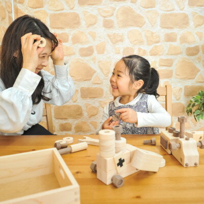 【ふるさと納税】ひのきのおもちゃIKONIH(アイコニー)の知育玩具　整備士セット【1449679】 サムネイル2