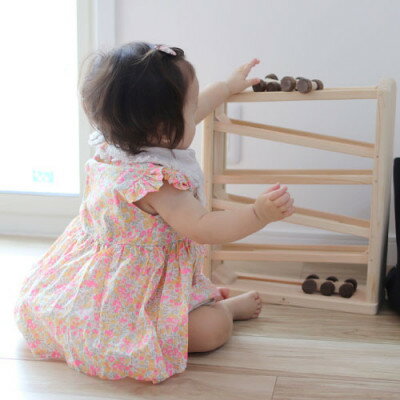 【ふるさと納税】ひのきのおもちゃIKONIH(アイコニー)の知育玩具　ひのきコースター【1449682】 サムネイル2