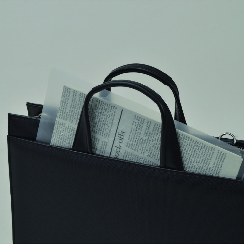 【ふるさと納税】J.C.HAMILTON　大開きビジネスブリーフ　小　【 合皮 自立する ビジネスバッグ 出し入れスムーズ 両アオリポケット 社会人 会社員 仕事 】 サムネイル2