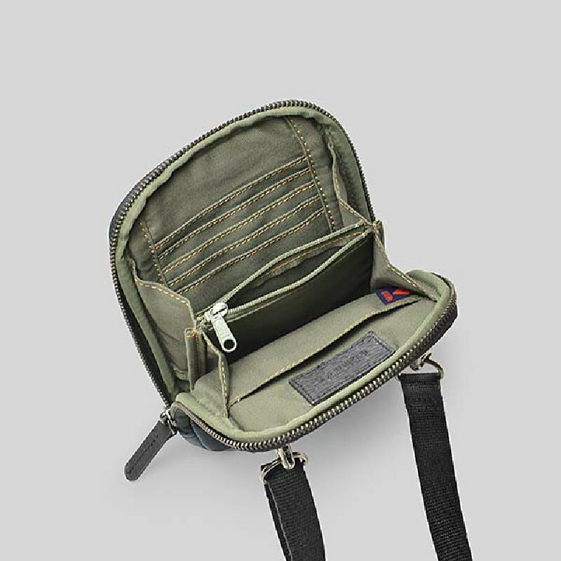 【ふるさと納税】豊岡鞄ウォレットショルダーバッグ ネイビーブルー　【 ファッション ファッション小物 カード差し 小銭入れ ミニショルダーバッグ スマホ収納 バッグ メンズバッグ リュック ショルダーバッグ ハンドバッグ レザーバッグ ブランドバッグ 旅行バッグ】 サムネイル3