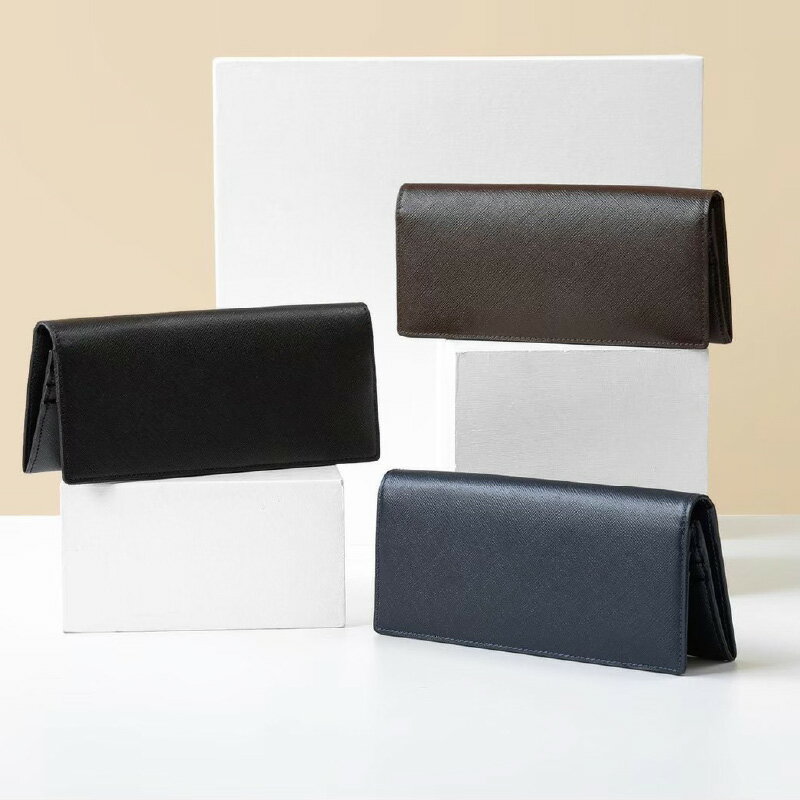 【ふるさと納税】サフィアーノ　二つ折り長財布・名刺入れセット　【 小物 財布 おしゃれ 名刺入れ 長財布 二つ折り メンズ プレゼント 上品 】 サムネイル2