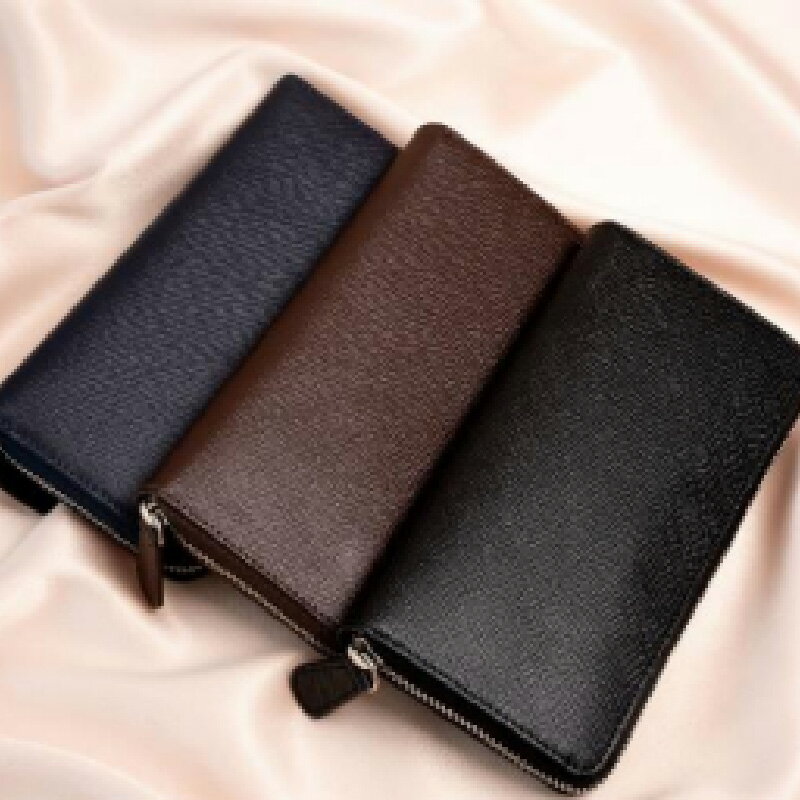 【ふるさと納税】サフィアーノ　ラウンド長財布・名刺入れセット　【 小物 財布 おしゃれ 名刺入れ 長財布 二つ折り メンズ プレゼント 上品 】 サムネイル2