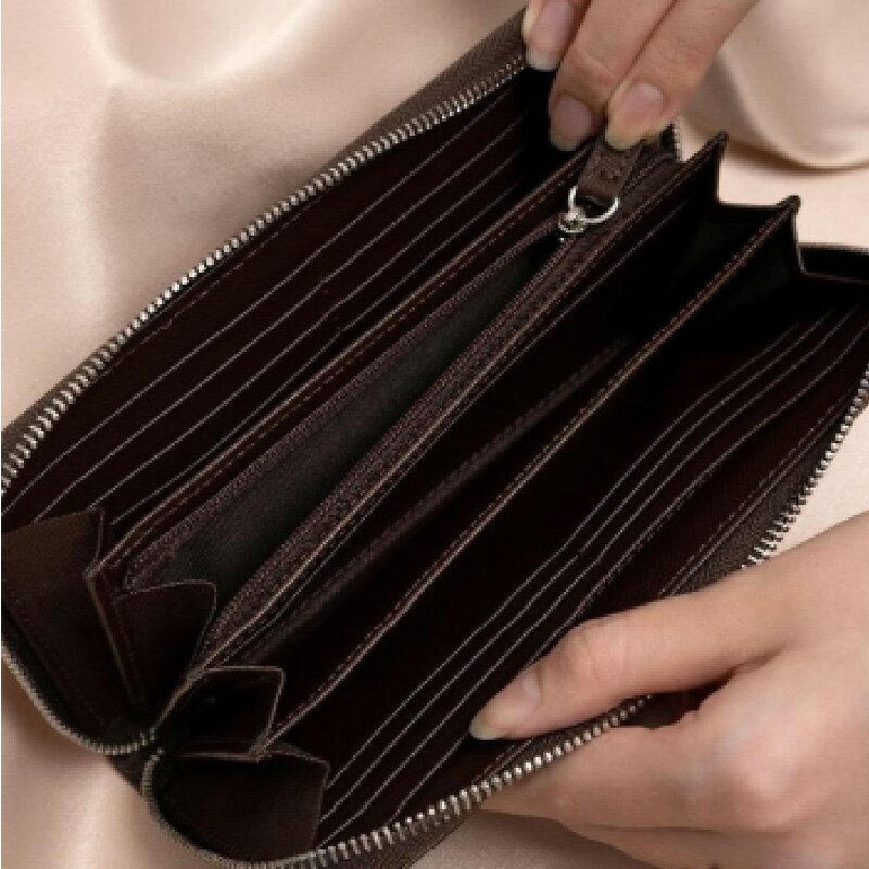 【ふるさと納税】サフィアーノ　ラウンド長財布・名刺入れセット　【 小物 財布 おしゃれ 名刺入れ 長財布 二つ折り メンズ プレゼント 上品 】 サムネイル3