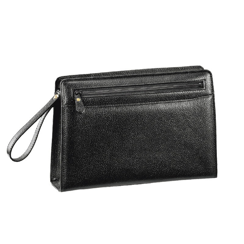 【ふるさと納税】SADDLE　牛革型押しセカンド（29cm / 25cm） 【 ファッション カバン 牛革 お洒落 ファスナー 冠婚葬祭 フォーマル 普段使い レザー 】 サムネイル2