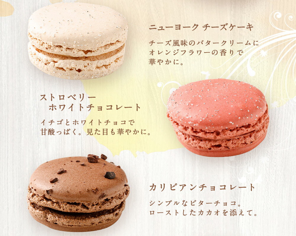 【ふるさと納税】【グラモウディーズ】ベーシックマカロン12個セット | スイーツ 洋菓子 デザート おしゃれ かわいい 女性 ギフト プレゼント 誕生日 クリスマス バレンタイン チョコレート チーズケーキ ストロベリー ピスタチオ ミルク サムネイル3