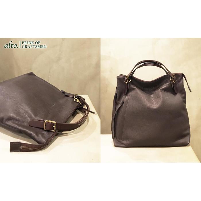 【ふるさと納税】【alto.】ドレープトートリュック　AMSB-1330（ブラウン） サムネイル2