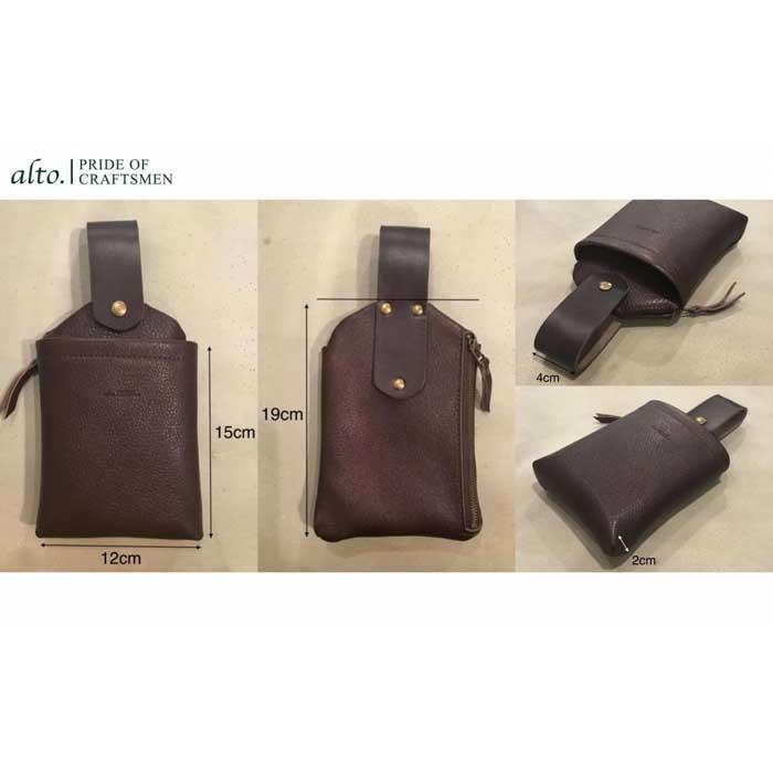 【ふるさと納税】【alto.】ミニマルベルトポーチ　AMSB-1220（ネイビー） サムネイル2