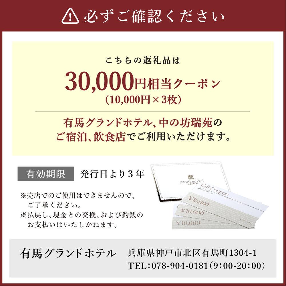 【ふるさと納税】有馬温泉「有馬グランドホテル」「中の坊瑞苑」　中の坊ギフトクーポン（30000円相当） | 名湯 有馬 佳宿 三名湯 泉質 関西 神戸 宿泊 チケット 人気 おすすめ - 画像3