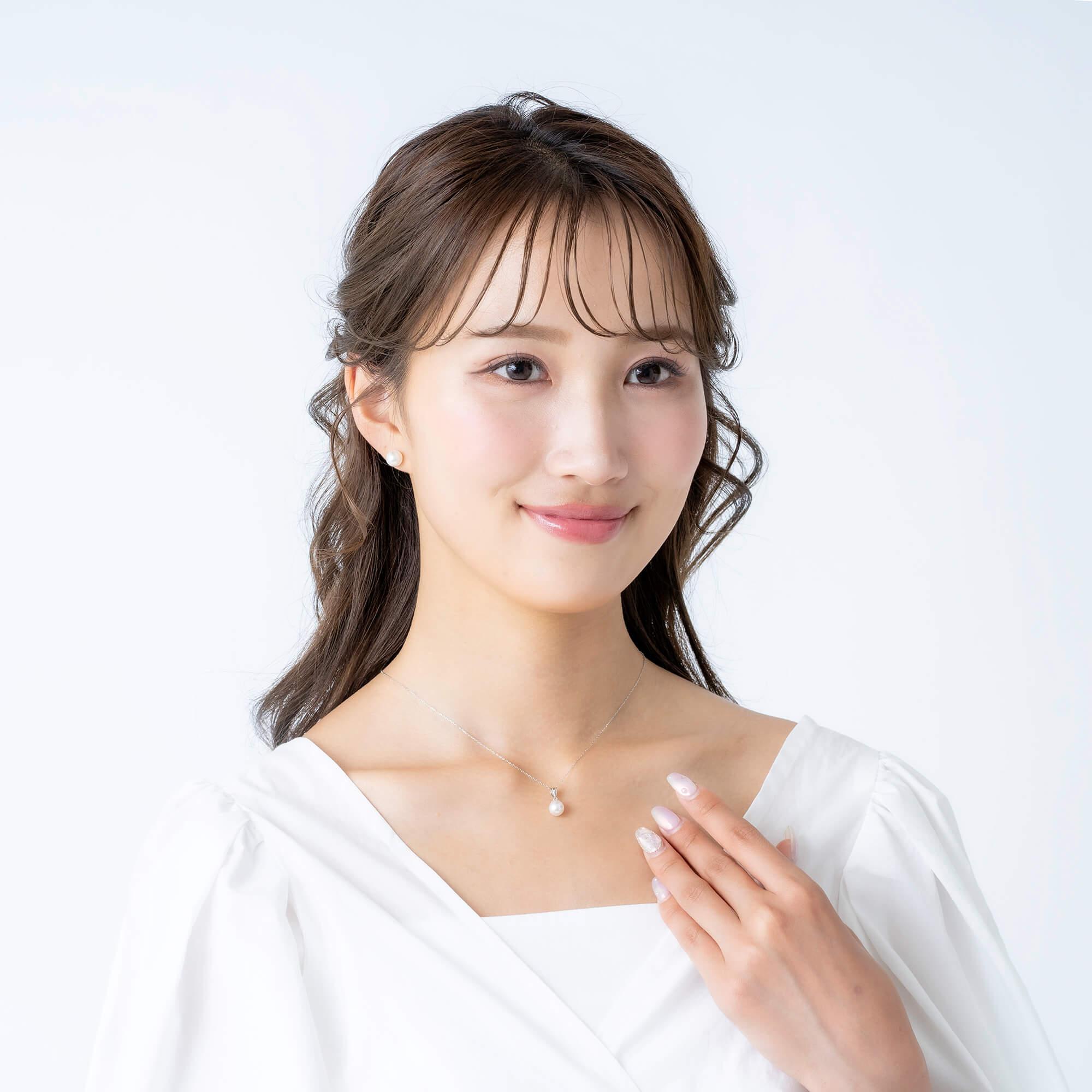 【ふるさと納税】【菊花】アコヤパール ホワイトゴールド ペンダントトップ｜無調色 アコヤ真珠 7.0mm K14WG | アクセ ファッション 人気 おすすめ 送料無料 サムネイル3