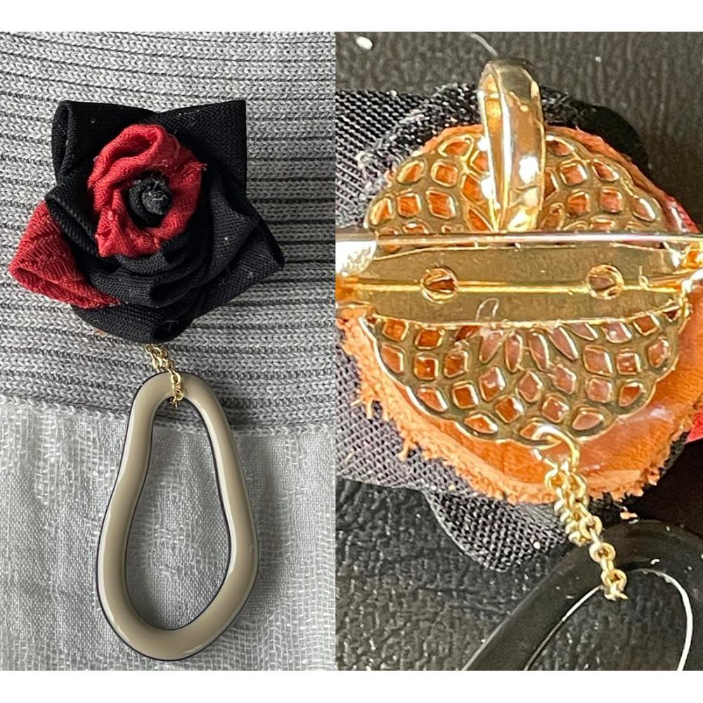 【ふるさと納税】ローズエレガンスセット　イヤリング（もしくはピアス）＆ブローチセット | アクセサリー インテリア おすすめ 送料無料 サムネイル3