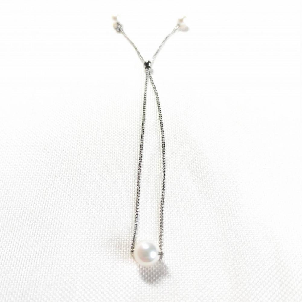 【ふるさと納税】アコヤパール3粒　ブレスレット | ブレスレット 腕輪 アクセ ファッション 人気 おすすめ 送料無料 サムネイル2