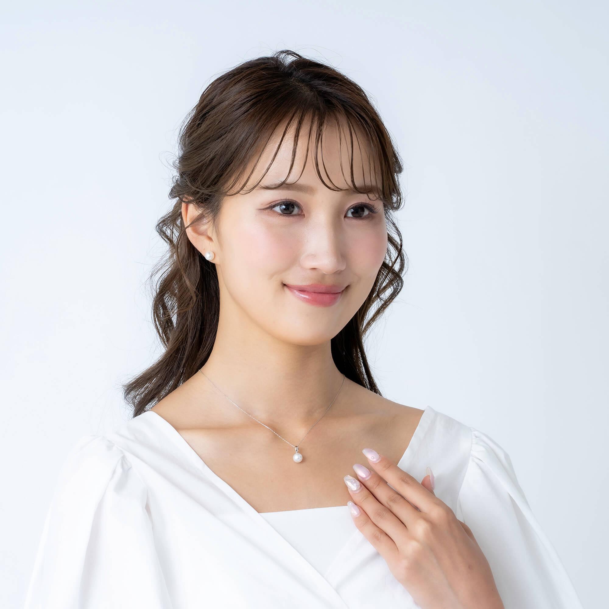 【ふるさと納税】【響】 一粒 アコヤパール プラチナ ペンダント | 無調色 アコヤ真珠 8.0mm PT900 サムネイル3