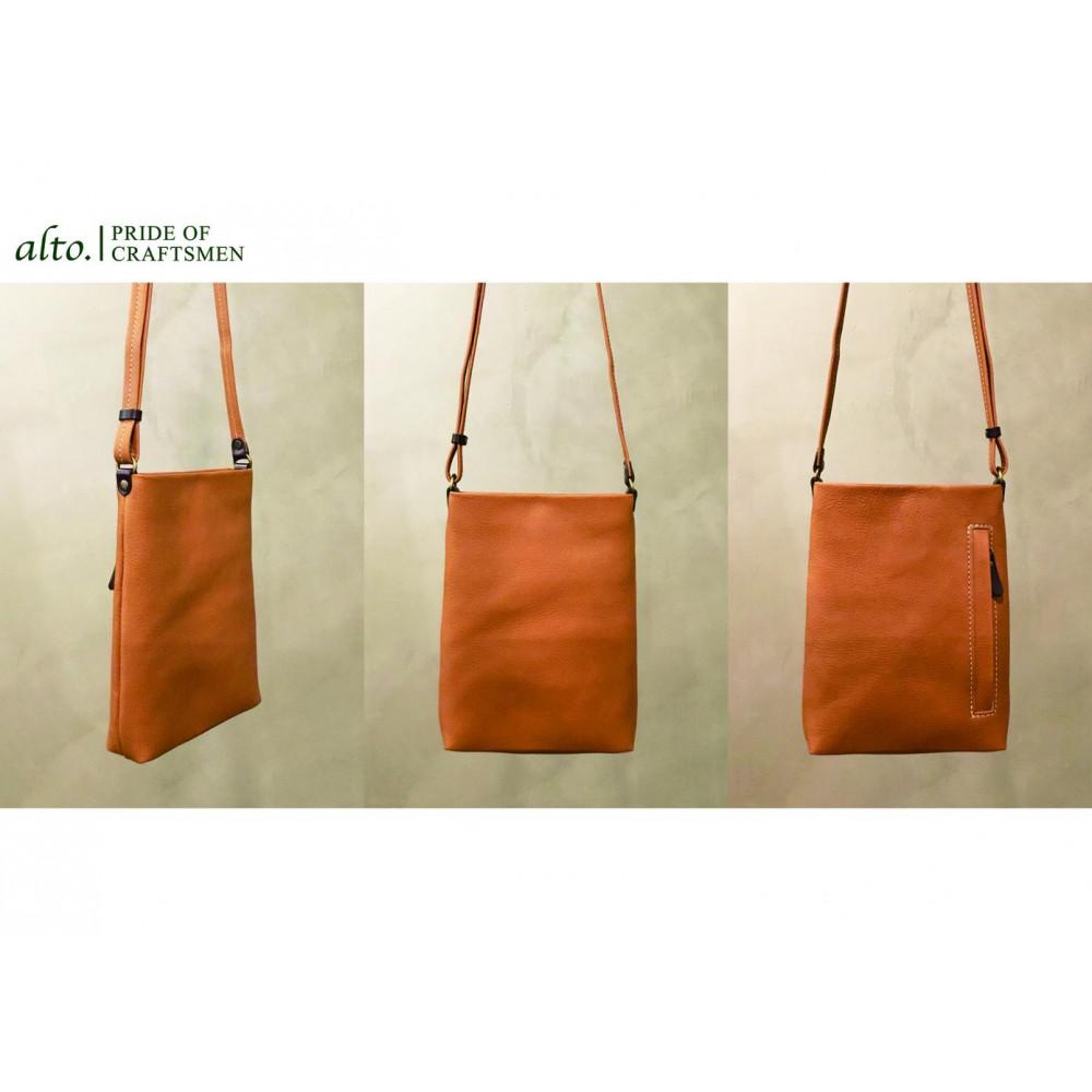 【ふるさと納税】【alto.】Hシボプレス　縦型ミニショルダー　AKEB-3008（キャメル） | かばん ファッション 人気 おすすめ 送料無料 サムネイル2