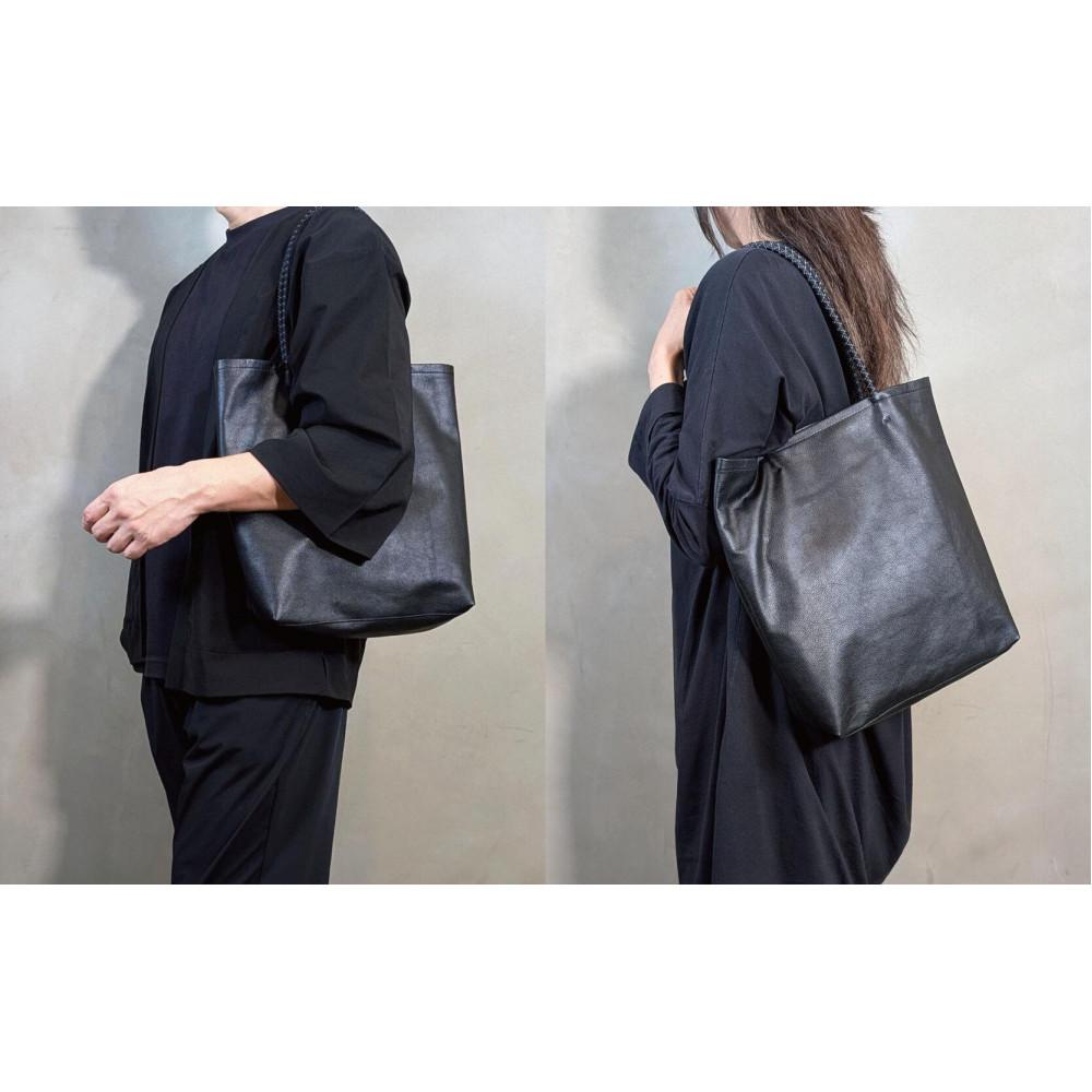 【ふるさと納税】【-LESS PREVAIL】Revive／クッションコードトート　M（ブラック）　PSTB-6001 | かばん ファッション 人気 おすすめ 送料無料 サムネイル2