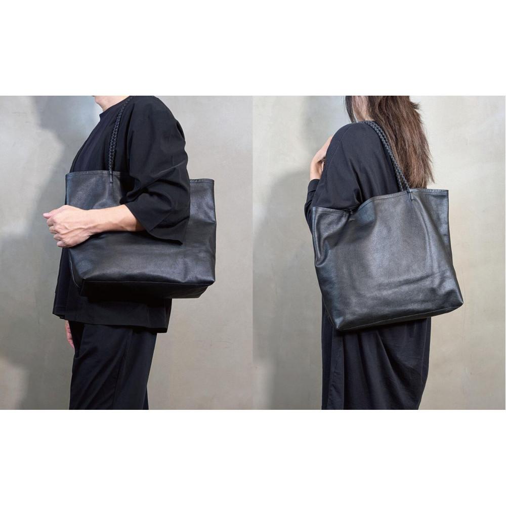 【ふるさと納税】【-LESS PREVAIL】Revive／クッションコードトート　L（ブラック）　PSTB-6002 | かばん ファッション 人気 おすすめ 送料無料 サムネイル2