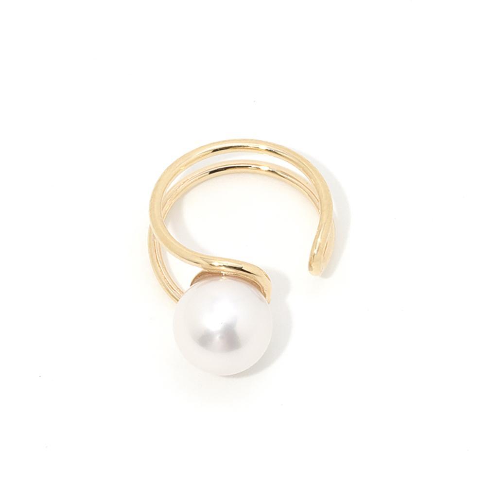 1粒アコヤパールイヤーカフ【K18YG】 | イヤーカフ ジュエリー アコヤパール アクセサリー おすすめ