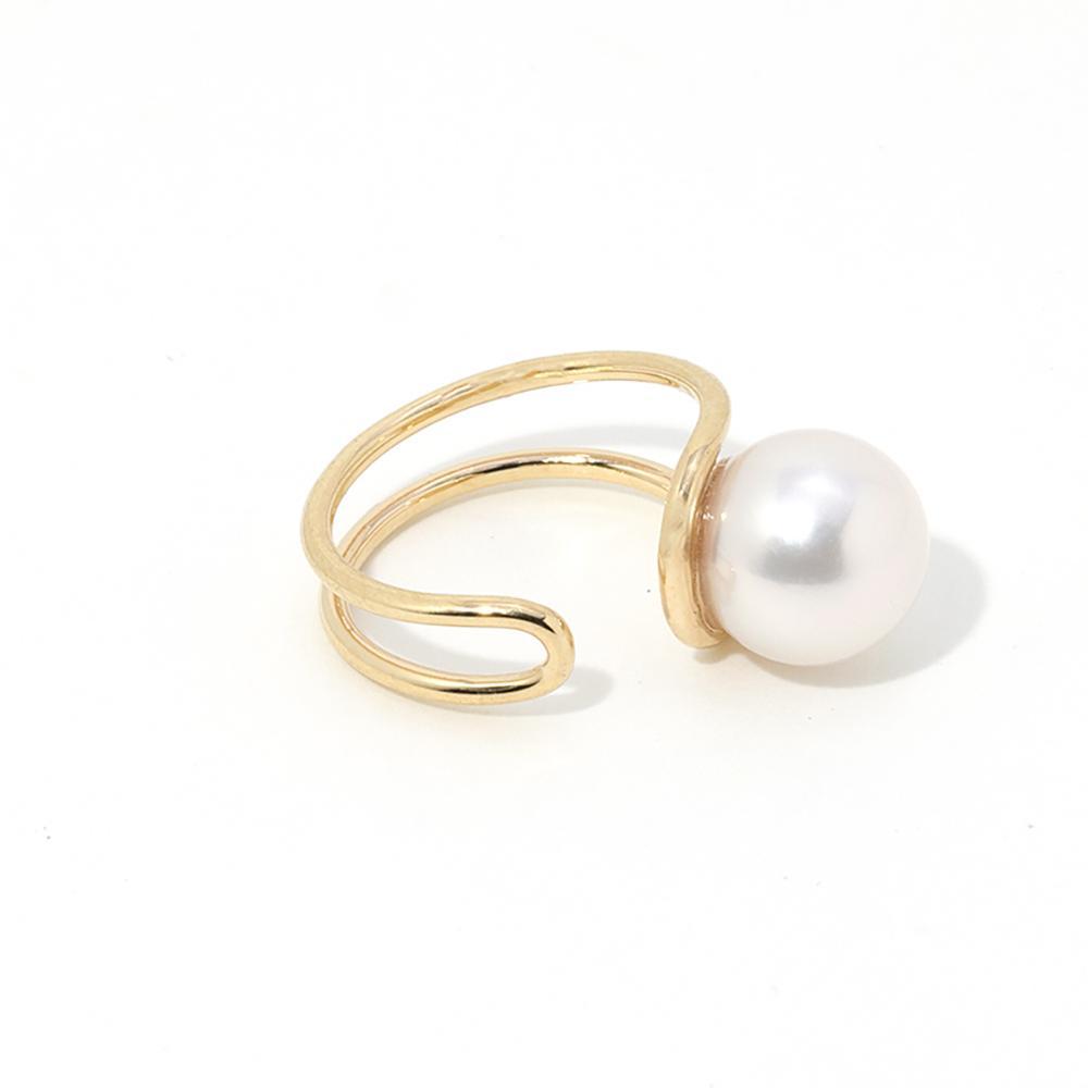 【ふるさと納税】1粒アコヤパールイヤーカフ【K18YG】 | イヤーカフ ジュエリー アコヤパール アクセサリー おすすめ サムネイル3