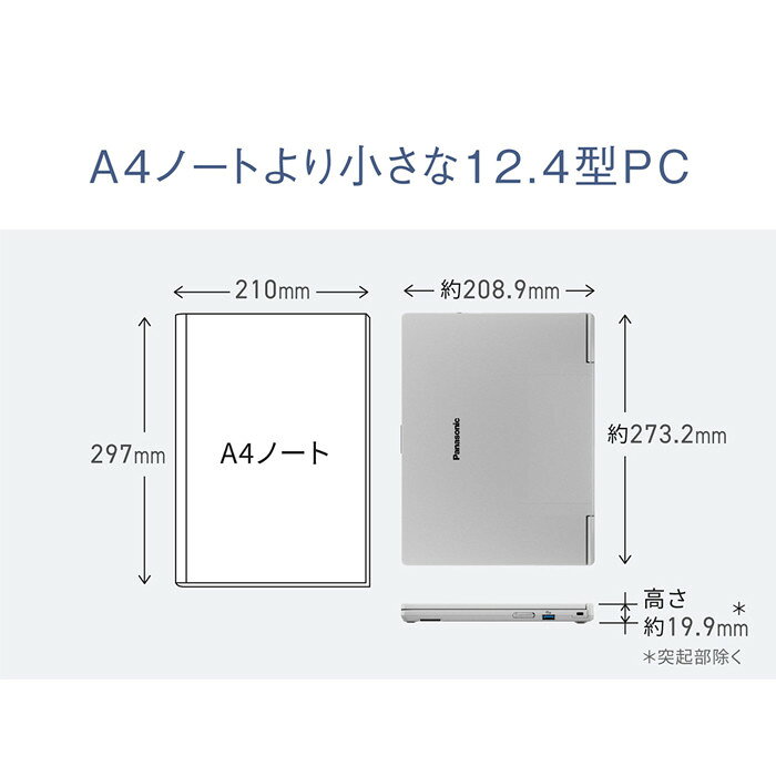 【ふるさと納税】Panasonic パナソニックレッツノートSC/カームグレイ CF-SC6ARBCP サムネイル2