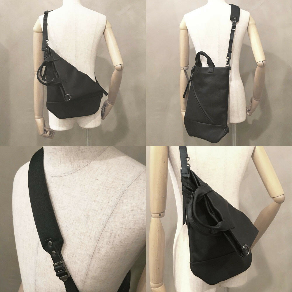 【ふるさと納税】【-Less】RAMUDA　ショルダー＆ボディ　マルチwayバッグ 　LMSB-0211（ブラック） サムネイル3