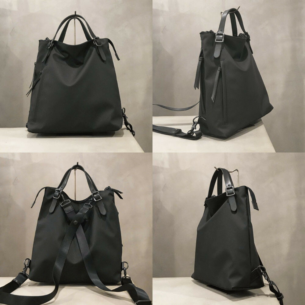 【ふるさと納税】【-LESS PREVAIL】Matte　トートリュック　M　PSTB-2001（ブラック） サムネイル2