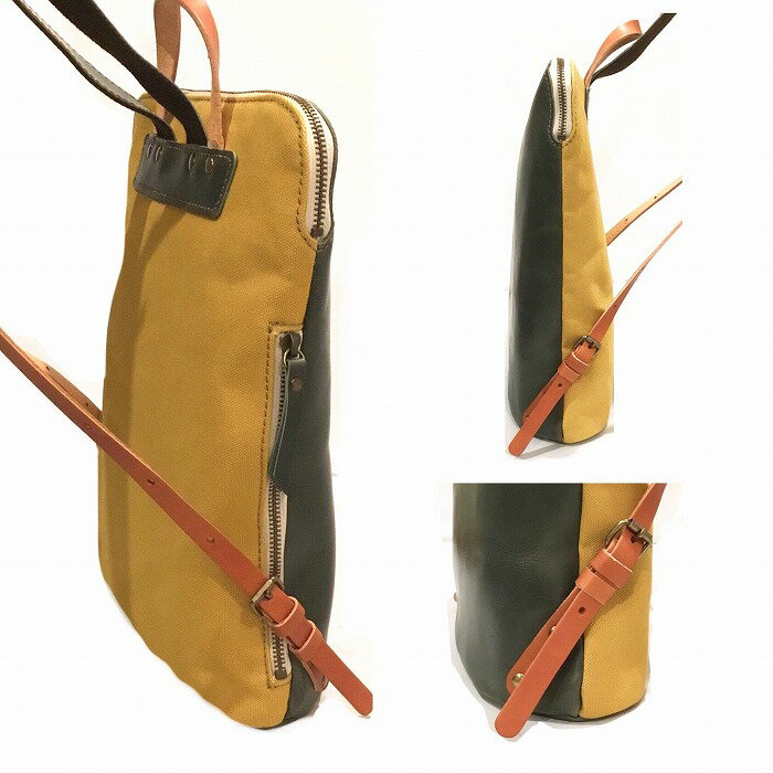 【ふるさと納税】【alto.】スマートリュック AMSB-1144（グリーン） | 兵庫 兵庫県 神戸 神戸市 近畿 お取り寄せ ご当地 名産品 特産品 お土産 楽天ふるさと ふるさと 納税 支援 返礼品 お礼の品 リュック リック バック バッグ レザー レザーバック 鞄 カバン かばん サムネイル2