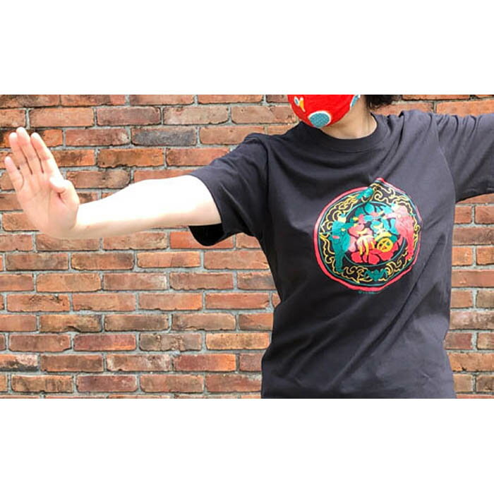 【ふるさと納税】イラストレーター森脇正奈 カンフーTシャツ サムネイル3