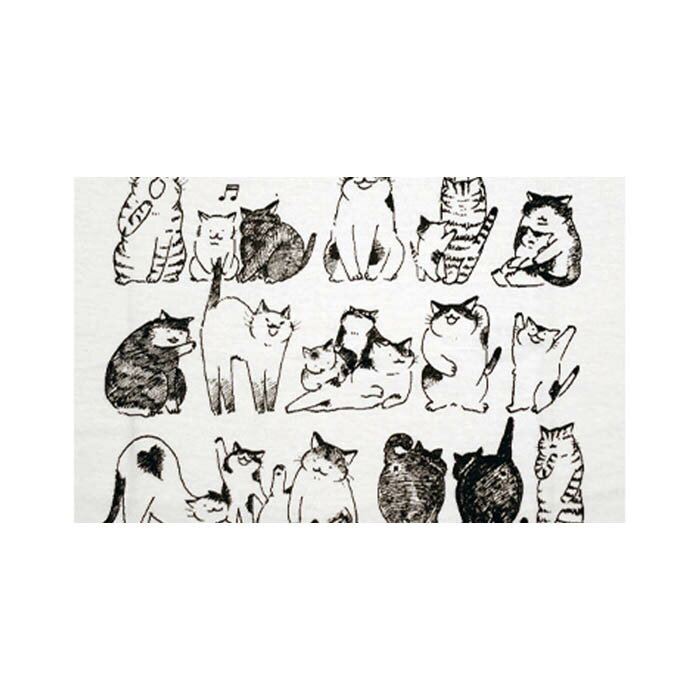 【ふるさと納税】作家 ゴーあやの ゆる猫Tシャツ サムネイル3