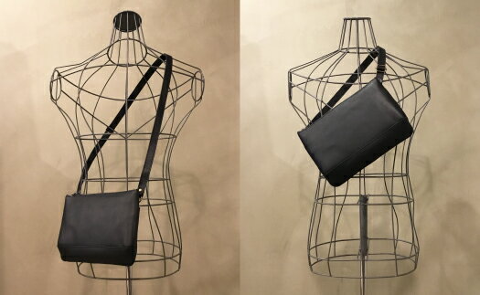 【ふるさと納税】【alto.】スマートショルダーバッグ／サコッシュ AKEB-3102（ブラック） サムネイル2