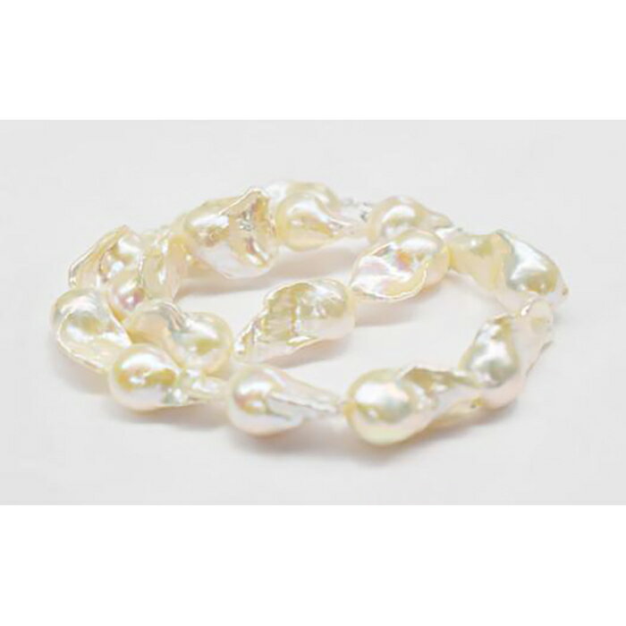 【ふるさと納税】淡水真珠バロックネックレス　　 サムネイル2