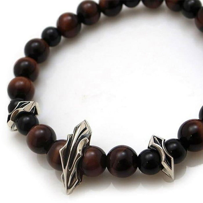 パワーストーン×シルバーブレス Mサイズ 天然石 DJ-004