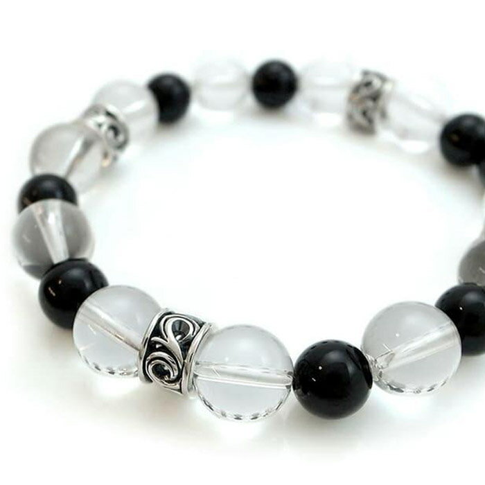 パワーストーン×シルバーブレス Mサイズ 天然石 DJ-016