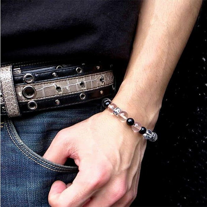 【ふるさと納税】パワーストーン×シルバーブレス Sサイズ 天然石 DJ-016　　 サムネイル3