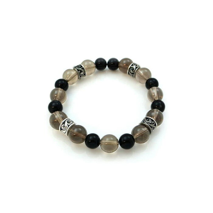 【ふるさと納税】パワーストーン×シルバーブレス Mサイズ 天然石 DJ-017　　 サムネイル2