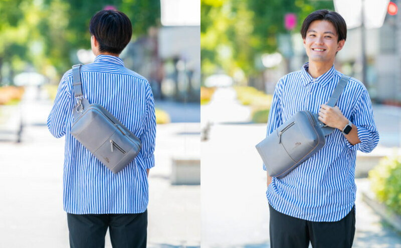 【ふるさと納税】B5サイズのタブレットが入る本革ボディバッグ　全5色 ファッション カバン サムネイル3