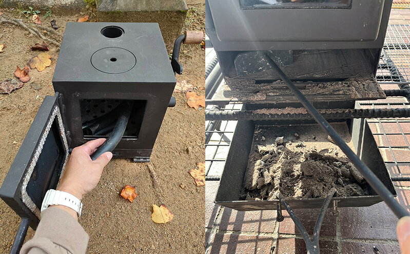 【ふるさと納税】持ち運びが出来る屋外用暖炉（KoshikiCubE）薪ストーブ アウトドア キャンプ 防災 ヒーリング チルアウト アイディアを求めたい方へ サムネイル3