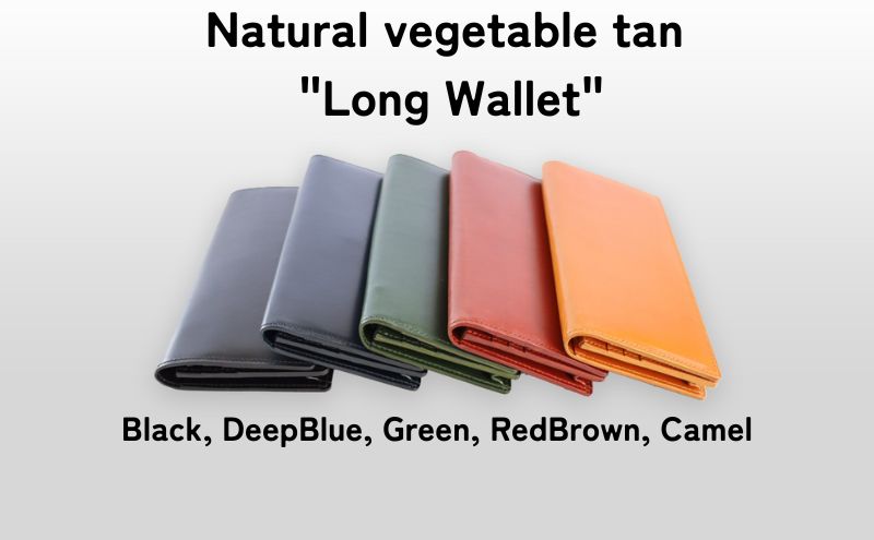 【ふるさと納税】長財布 TAANNERR Long Wallet ブラック ディープブルー グリーン レッドブラウン キャメル 姫路 レザー ユニセックス ケアクリーム付き 財布 サイフ お財布 ウォレット 革小物 本革 日本製 職人手づくり ブランド ブランド財布 兵庫 兵庫県 姫路市 サムネイル2